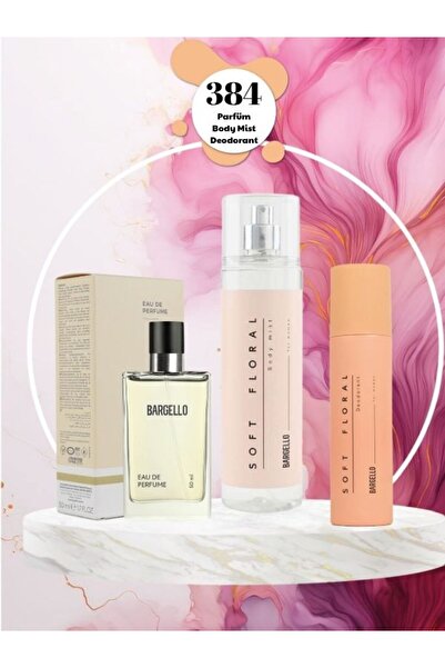 Bargello 384 Kadın Parfüm Seti Floral Edp+deo+body Mist