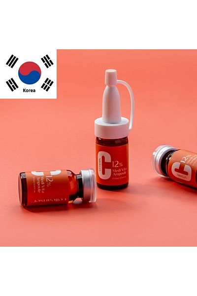 celleanser 3 Fiole Cu 12% Vitamine Si Extract Din Plante, - Cosmetice Coreene, 3 X 10 ml