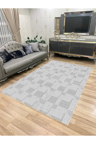 Bordo Halı Yıkanabilir Kaymaz Taban Halı Mutfak Dekor Yolluk Koridor Halısı S...