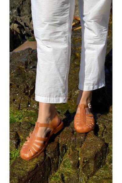 Nstil Γυναικεία Παιδικά Σανδάλια - Καραμέλα, Ριγέ, Αντιολισθητική Σόλα, Gel Look, Rafting Sea and Beach Pool 309