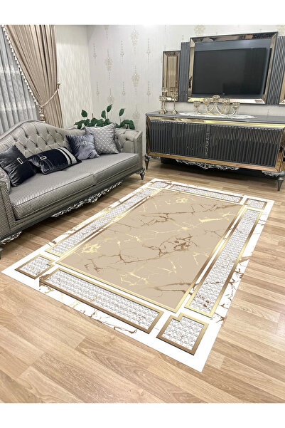 Bordo Halı Yıkanabilir Kaymaz Taban Halı Mutfak Dekor Yolluk Koridor Halısı S...