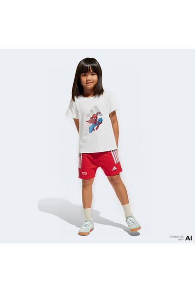 adidas Βρεφική φόρμα I Mrvl Sm T Σετ Jf3629