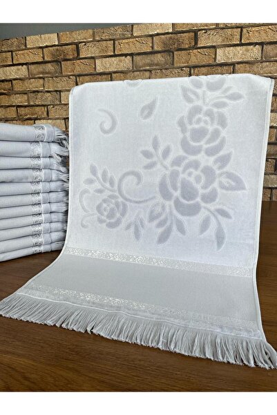 sarra 50x90см SARRA ETAMİN SAÇAKLI HAVLU - GRİ
