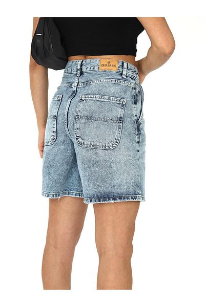 XBELLA DENİM Pantaloni scurți de denim pentru damă MINI ALBASTRU DESCHIS