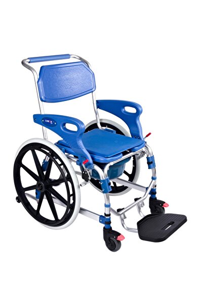 Comfort Plus Tekerlekli Sandalye | Banyo ve Tuvalet Özellikli, Quick Release,...