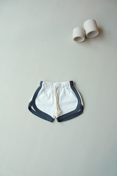 Oh La La Koala For Little Ones White Piping Lace Shorts