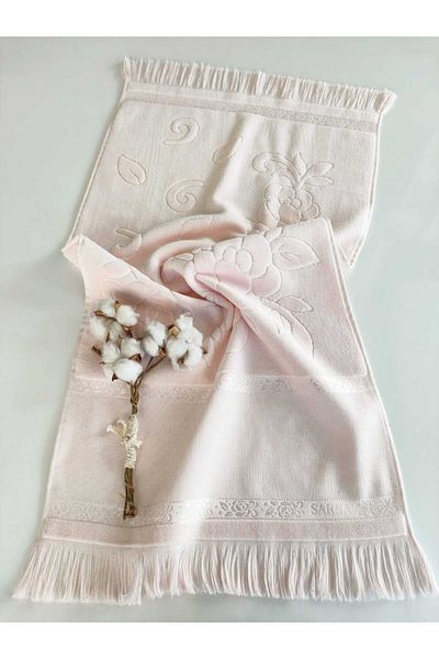 sarra 50x90cm ΠΕΤΣΕΤΑ SARRA ETAMIN ΜΕ ΦΛΑΝΤΖΑ - ΣΟΜΟΝ