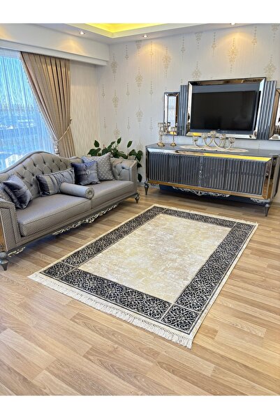 Bordo Halı Yıkanabilir Kaymaz Taban Halı Mutfak Dekor Yolluk Koridor Halısı S...