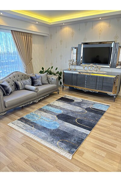 Home Yıkanabilir Kaymaz Taban Halı Mutfak Dekor Yolluk Koridor Halısı Salon H...