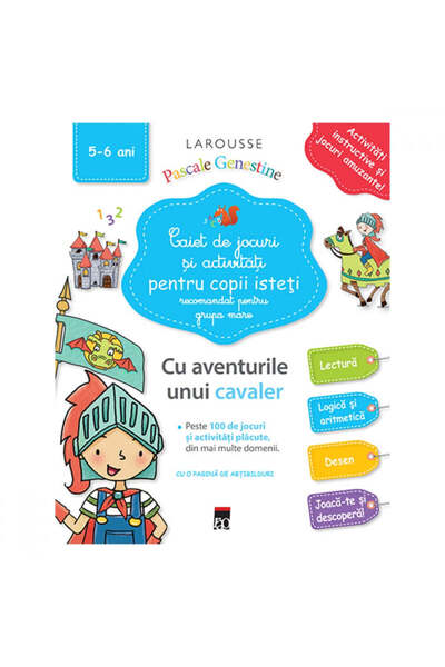 Rao Carte de jocuri și activități pentru copii deștepți (grup mai mare) - Lar...