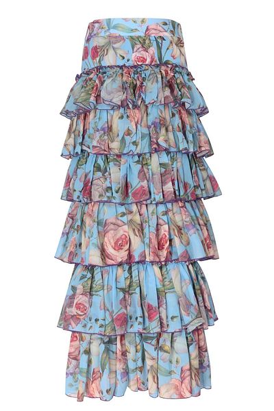 Nur Karaata Carter Blu Skirt