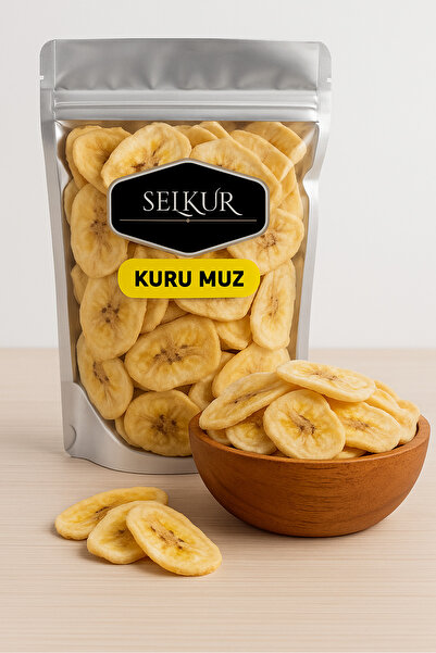SELKUR Kuru Muz 500GR 1.KALİTE