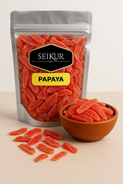 SELKUR Kuru Papaya 200gr 1.kalite