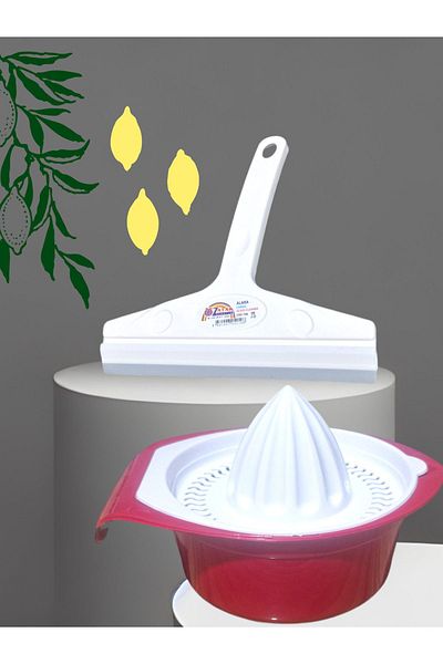 Home Lemon Squeezer - Glass and Countertop Squeezer Set