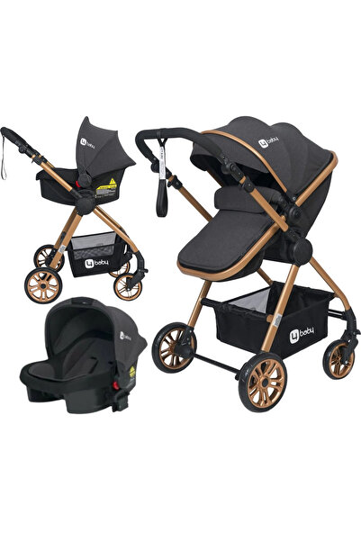 4 Baby Esse Model Gold Antrasit Travel Bebek Arabası Puset
