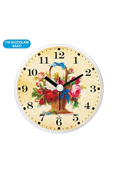 Galaxy Magnetli Buzdolabı Saati Vazo 118-Dekoratif Vazo