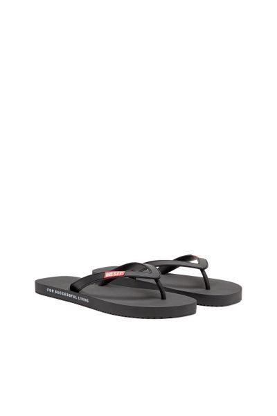 Diesel men's flip flops Y03601PR205 black