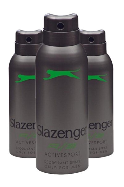 Slazenger Deodorant Active Sport 150ml(yeşil) X 3 Adet