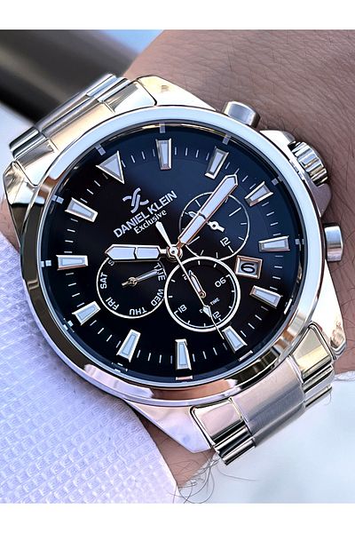 Daniel Klein 30m Water Resistant Men's Wristwatch - Special Box, Steel Cord, Active Interior Functions