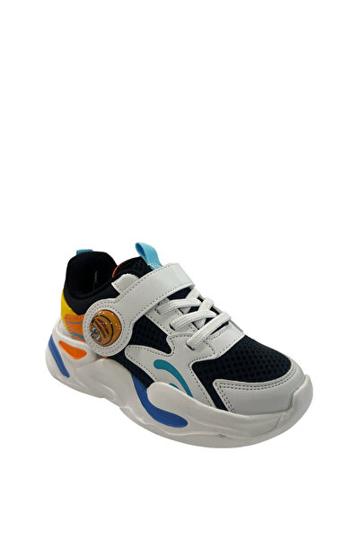 pepino Py24-1618 Boy's Sports Shoes - White Blue Booties