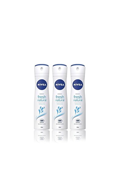 NIVEA Nıvea Fresh Natural Kadın Sprey 150 ml X3
