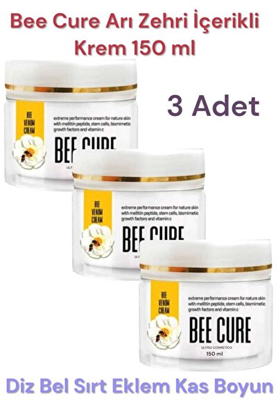 ULFİSU COSMETİCO كريم علاج النحل 150 مل 3 قطع - حجم كبير