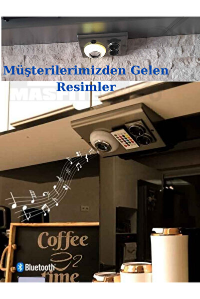 Masfitech Dolap Ve Tezgah Altı Bluetooth Müzik Çalar Prizmatik Venüs (UZATMA KABLOSU DÂHİL DEĞİLDİR)