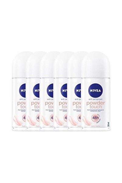 NIVEA Powder Touch Roll On 50 Ml 6'lı Avantaj Paket