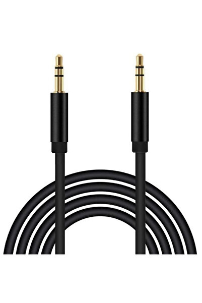 KOİ TECH 2 Metre Aux To Aux 3.5mm Jack Girişli Ses Aktarım Kablosu Telefon Hoparlör Araç Aksesuarı