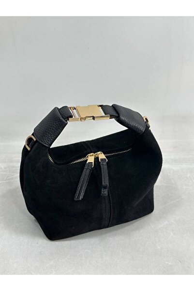 çkn sedat çakan çanta & fular & aksesuar HAKİKİ SÜET DERİ baguette model kadı...