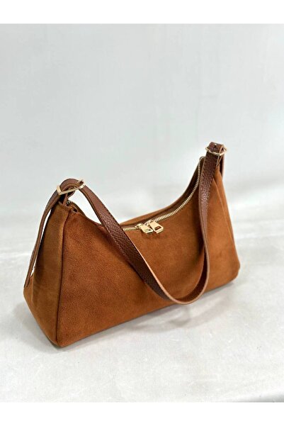 çkn sedat çakan çanta & fular & aksesuar جلد سويدي أصلي للنساء بحزام طويل وكت...