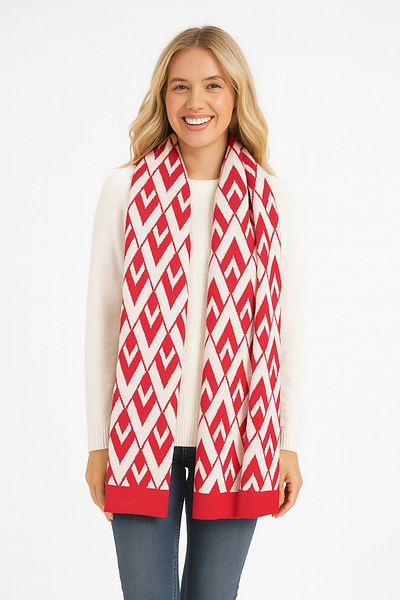 Sebir Moda V Patterned Knitwear Shawl