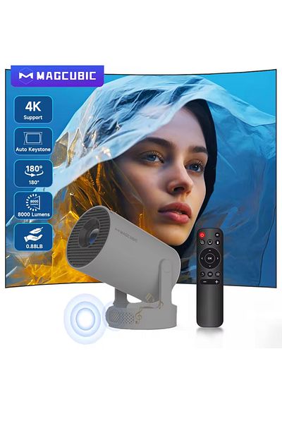 Choice Us Plug Hy300 Pro Newgreybag Magcubic 4k Hy300 Pro Projector Built In 5w Speaker 1280*720p Android