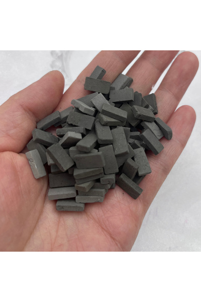 Choice 100 قطعة رمادية 50/100 قطعة 1/35 بيت الدمية المصغر محاكاة الطوب diy طاولة الرمل المشهد المناظر الطبيعية cla