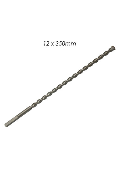 Vibra Tite مثقاب صدمات الخرسانة والبناء بطول 12 × 350 مم و300 مم، ساق مثلثة، رؤوس حفر 6 8 10 12 16 مم