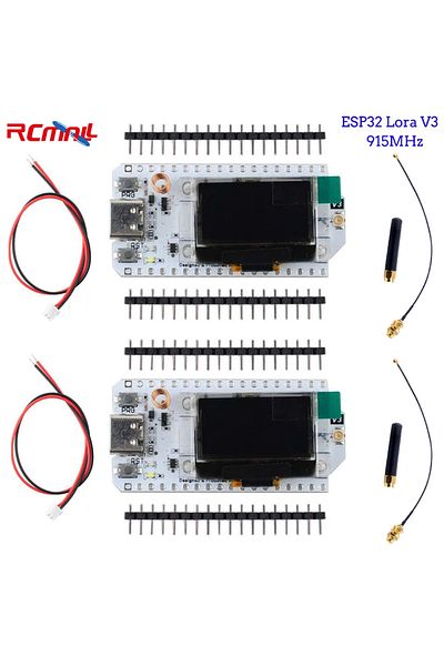 Choice لوحة تطوير Heltec LoRa32 V3 بتردد 915 ميجاهرتز، قطعتان، SX1262، شاشة OLED مقاس 0.96 بوصة، بلوتوث وواي فاي