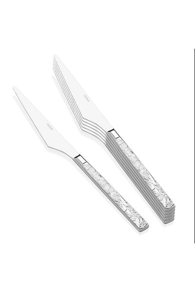 on-on 18/10 Metal Azur Cake Knife 6 Pieces