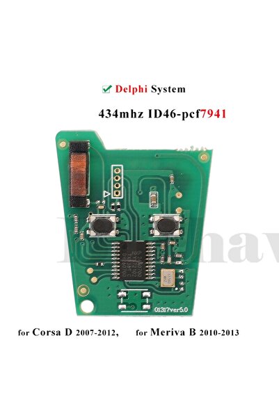 Choice 1 لوحة دائرة مطبوعة لنظام Delphi jingyuqin مفتاح بعيد 433 ميجاهرتز ID4...