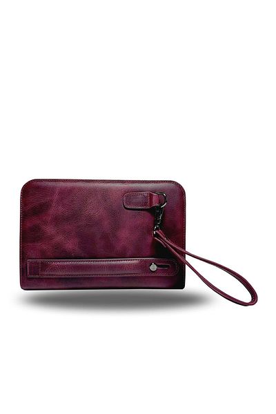 AYAZ DERİ Nous – Genuine Leather Handbag with Fingerprint Reader