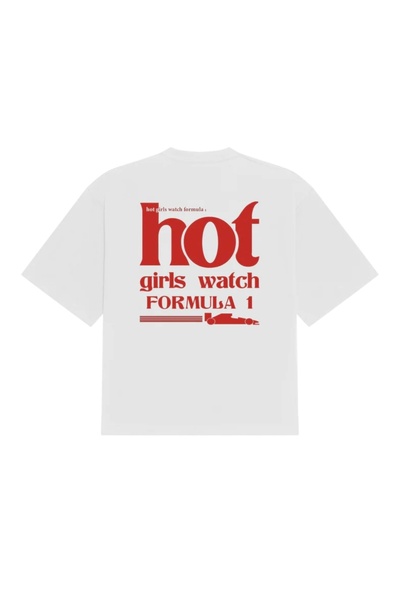 SVART WEAR HOT GILRS F1 B με τύπωμα O oversized Μπλουζάκι Unisex