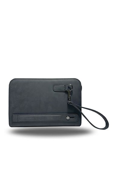AYAZ DERİ Nous – Genuine Leather Handbag with Fingerprint Reader
