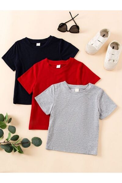 armicem Unisex T-Shirt 3 συσκευασιών Κατάλληλο για οποιοδήποτε στυλ – Άνετο κ...