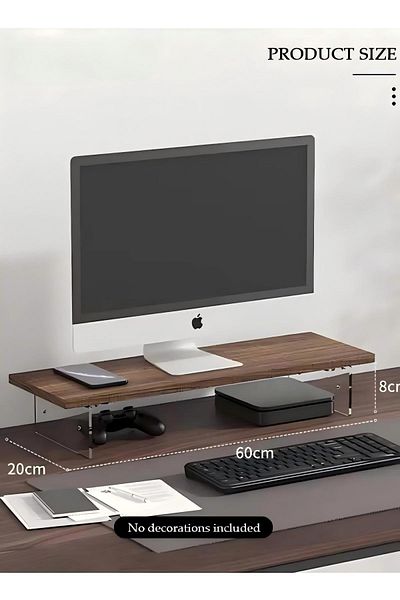 Generic Acrylic Desktop Storage Rack - Monitor Lift - Computer Lift - Screen Lift