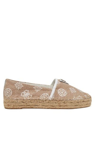 Guess Jolandon Women's Cream Ballerina Fljdnnfal14-Natwh