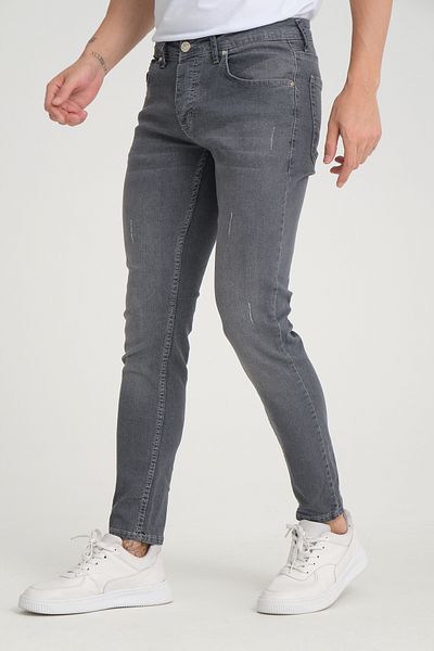 OneZero Ανδρικό γκρι Skinnyfit Lycra Jean Jean 3002-3