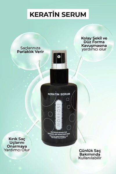 Morfose 75 ml Keratin Serum - For Burning and Damaged Hair