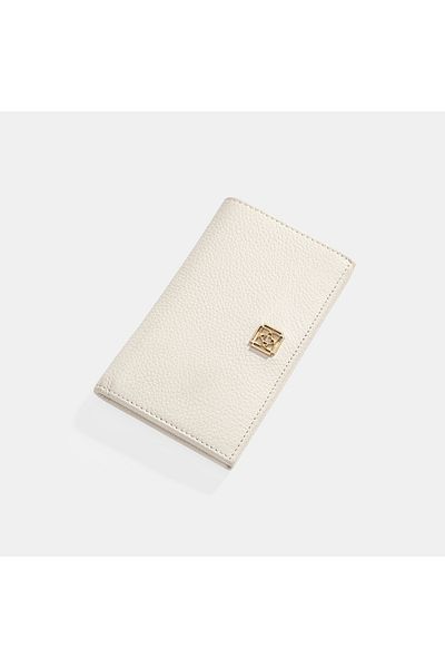 Desa Women's White Leather Wallet