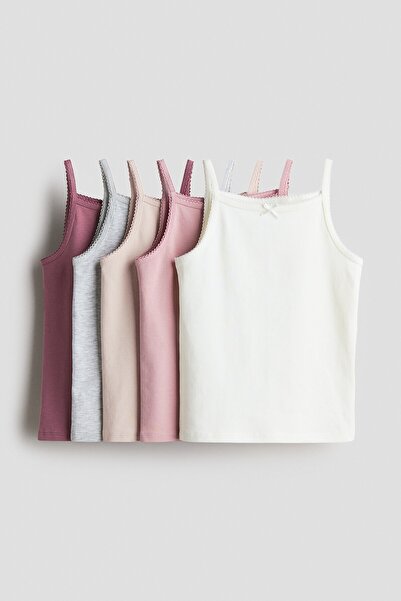H&M 5'li Kolsuz Jarse Üst