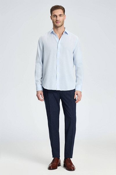 Hemington Sky Blue Pure Cotton Shirt