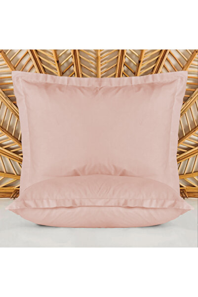 Evidea Soft Basic Oxford 2'li Yastık Kılıfı - Gülkurusu - 50x70 cm